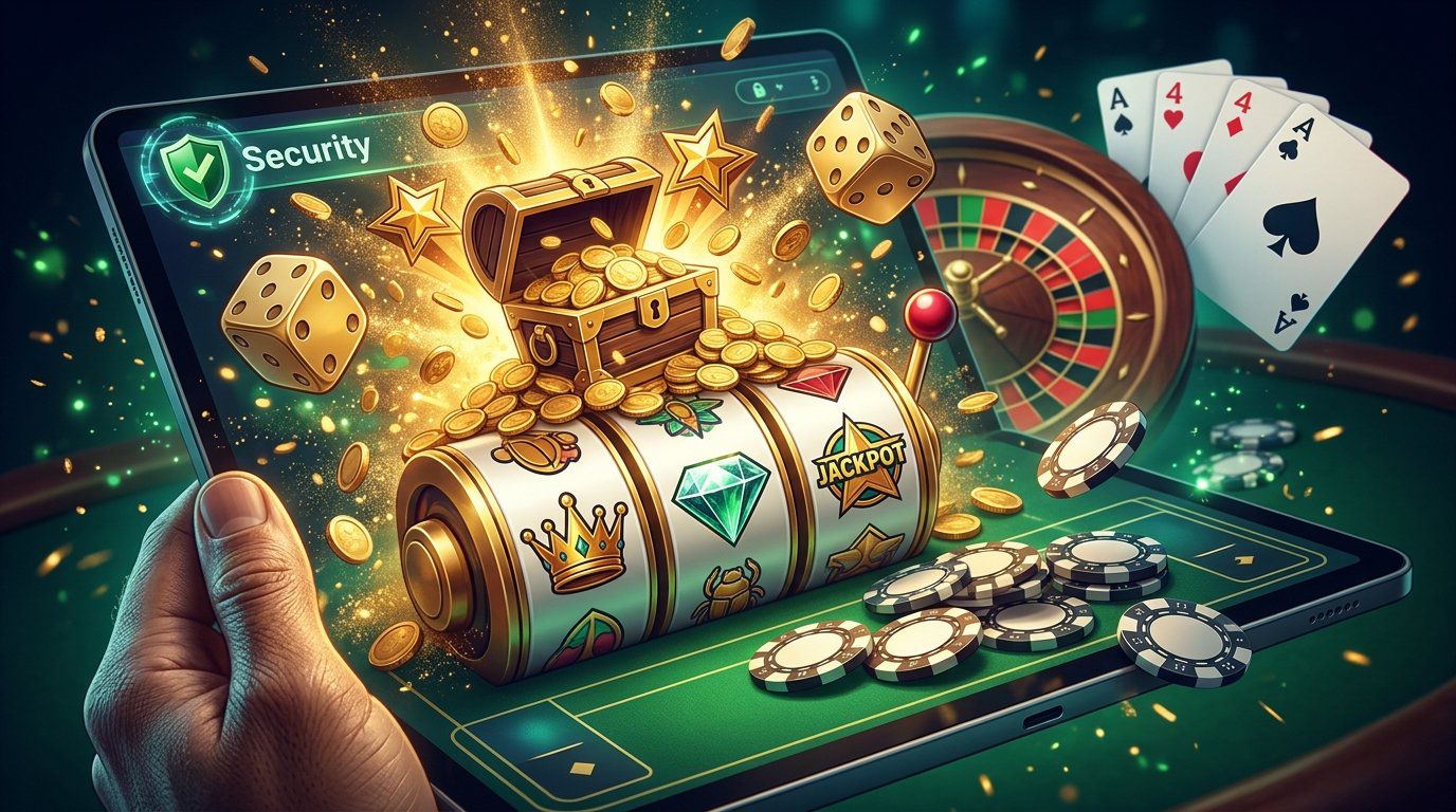 Tampilan antarmuka Super Ace di RP66 dengan deretan simbol dan papan skor hadiah